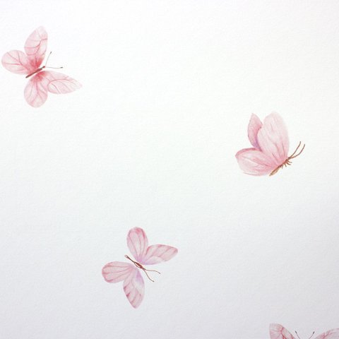 Papel de Parede Borboleta Rosa + Cola Inclusa