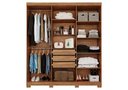 Ver imagem 2 de Guarda Roupa Casal Clara 100% Mdf 6 Portas - Panan:cinamomo