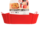 Ver imagem 7 de Kit 3 Peças Forro para Air Fryer Quadrada 21cm ,colher de 22,5 Cm e Colher de 27cm em Silicone Verme