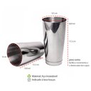 Ver imagem 4 de Coqueteleira Inox Copo Duplo Coador Strainer Socador Kit Drinks Bar