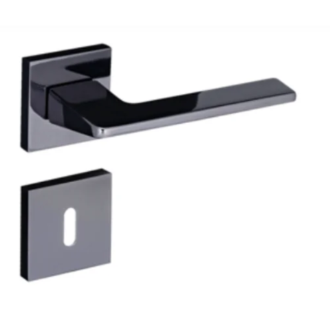 Fechadura Pado Sara Rq2 502 - 55 Interna Roseta Quadrada Grafite Polido