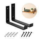 Ver imagem 3 de Suporte Mão Francesa Invertida 30cm 2 Peça Estilo Industrial