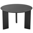 Ver imagem 5 de Kit 02 Mesas de Centro e 01 Mesa Lateral Pés Madeira Bulat A03 Nero Preto - Lyam Decor