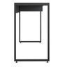 Mesa Escrivaninha Estilo Industrial com Pés de Aço e 1 Gaveta Preto - 4