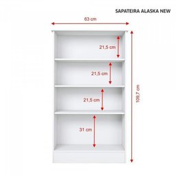 Kit 2 Peças para Escritório com Escrivaninha 120cm e Armário Multiuso Espresso Móveis - 14
