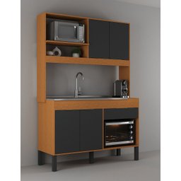 Cozinha Amaya Compacta Balcão Forno e Micro - 11