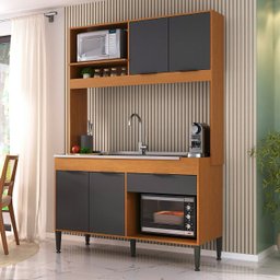Cozinha Amaya Compacta Balcão Forno e Micro - 13
