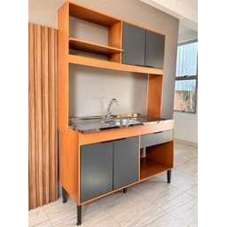 Cozinha Amaya Compacta Balcão Forno e Micro - 2