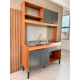 Cozinha Amaya Compacta Balcão Forno e Micro - 6