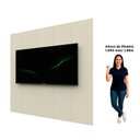 Ver imagem 5 de Painel para TV até 90 Polegadas 100% MDF 222,5cmx250cm Realce Bege Off White