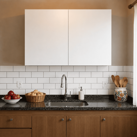 Armário Aéreo Multiuso Cozinha 60cm 2 Portas MDF Premium