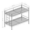 Ver imagem 6 de Conjunto para Quarto 1 Beliche e 1 Escrivaninha Preto/Fosco