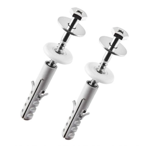 Conjunto Parafuso de Fixação para Banheiro e Coluna Inox 796400 Docol