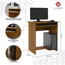 Ver imagem 3 de Mesa de Computador Prática Moderna Freijó EJ Móveis