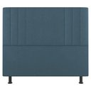 Ver imagem 6 de Cabeceira E Baú Cama Box Solteiro Grace 90cm Suede Turquesa