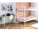 Ver imagem 1 de Conjunto para Quarto 1 Beliche e 1 Escrivaninha 90x45cm Branco