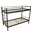 Ver imagem 4 de Conjunto para Quarto 1 Beliche e 1 Escrivaninha 90x45cm Preto/Fosco
