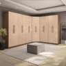 Quarto Modulado Kappesberg Adapt Nogueira/macadâmia 12 Portas 342cm X 263cm - 1