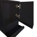 Ver imagem 2 de Suporte Baú Para Bike Preto Em Mdf