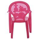 Ver mais imagens de Jogo 6 Cadeiras Plásticas Infantil Rosa Estampado Tramontina Catty Escola Creche Sentar
