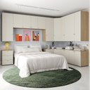 Ver imagem 1 de Guarda Roupa 13 Módulos 16 Portas 6 Gavetas Frame CabeCasa MadeiraOriginals