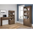 Ver imagem 1 de Kit 2 Peças 1 Escrivaninha com Estante 1 Armário 2 Portas Espresso Móveis