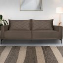 Ver imagem 2 de Sofa Living 3 Lugares Nori 200cm Veludo Deluxe 2231 Ezz