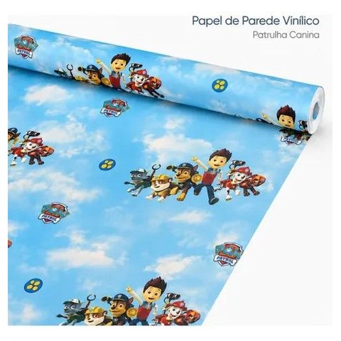 Papel de Parede Infantil Patrulha Canina Rolo