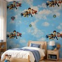 Ver imagem 3 de Papel de Parede Infantil Patrulha Canina Rolo
