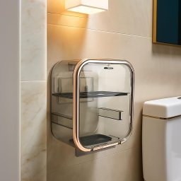 Suporte Porta Papel Higiênico sem Furo Organizaçãodesign Moderno e Praticidade para Seu Banheiro - 3