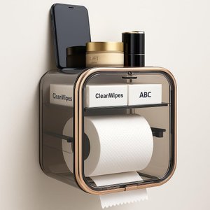 Suporte Porta Papel Higiênico sem Furo Organizaçãodesign Moderno e Praticidade para Seu Banheiro