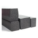 Ver imagem 3 de Perfil de Borracha Esponjoso Vedação Macio 32x32mm - 1m