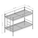 Ver imagem 6 de Conjunto para Quarto 1 Beliche e 1 Escrivaninha Preto/Fosco