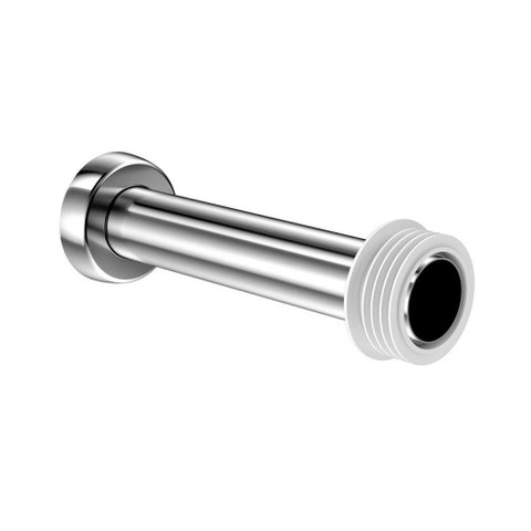 Tubo de Ligação para Bacia Sanitária Docol Chrome 626306 25cm Cromado