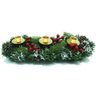 Decoração Arranjo de Mesa para Velas Natalino Castiçal 40cm - 1