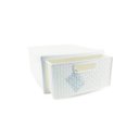 Ver imagem 6 de Kit 3 Gaveteiro Modular Empalhável Organizador Multiuso Rattan Plástico Resistente 1 Unidade Cor:Bra