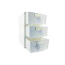 Kit 3 Gaveteiro Modular Empalhável Organizador Multiuso Rattan Plástico Resistente 1 Unidade Cor:Bra - 1