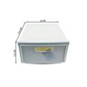 Kit 3 Gaveteiro Modular Empalhável Organizador Multiuso Rattan Plástico Resistente 1 Unidade Cor:Bra - 2