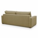 Ver imagem 6 de Sofá Sala de Estar Nilo Retratil Manual 160cm 2 Lugares Bouclê Bege M1 - Monari Design