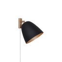 Ver imagem 1 de LUMINÁRIA ARANDELA COM TOMADA LUNA 1LAMP E27 PRETO/GOLD - 3125/AR PT/GLD