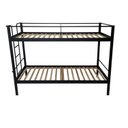 Ver imagem 1 de Conjunto para Quarto 1 Beliche e 1 Escrivaninha 110x55cm Preto/Fosco