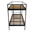 Ver imagem 4 de Conjunto para Quarto 1 Beliche e 1 Escrivaninha 110x55cm Preto/Fosco