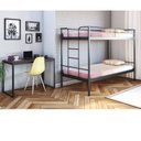 Ver imagem 5 de Conjunto para Quarto 1 Beliche e 1 Escrivaninha 110x55cm Preto/Fosco
