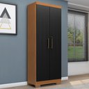 Ver imagem 2 de Armario Multiuso 2 Portas Maxus 61x187 cm Cinamomo Preto Zanz