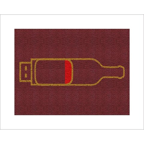 Tapete Capacho Vinho Recarga