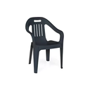 Ver imagem 4 de Kit 20 Cadeiras Fatima Poltrona Preto Fosco Xplast 140kg