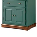 Ver imagem 3 de Balcão Buffet 2 Portas 1 Gavetas Manchester 2000 Linz Móveis - Verde Musgo/Imbuia