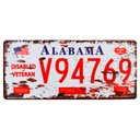 Ver imagem 1 de Placa de Carro Decor em Madeira State Route - Alabama