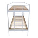 Ver imagem 4 de Conjunto para Quarto 1 Beliche e 1 Escrivaninha 135x75cm Branco