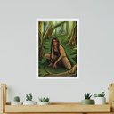 Ver imagem 1 de Quadro Decorativo Comadre Fulozinha 33x24cm:moldura Branca